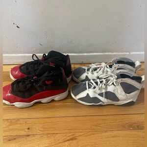 2 pairs of Jordan sneakers
